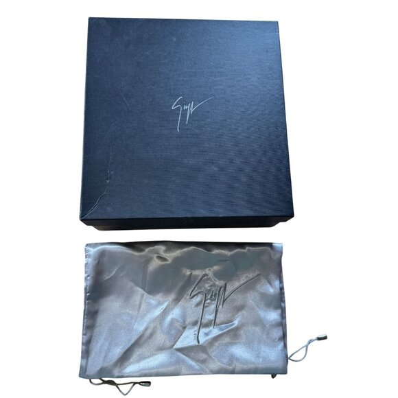 Giuseppe Zanotti Red Snake Chain Alien Stiletto High Heel Sandals Size 37 - Picture 3 of 10